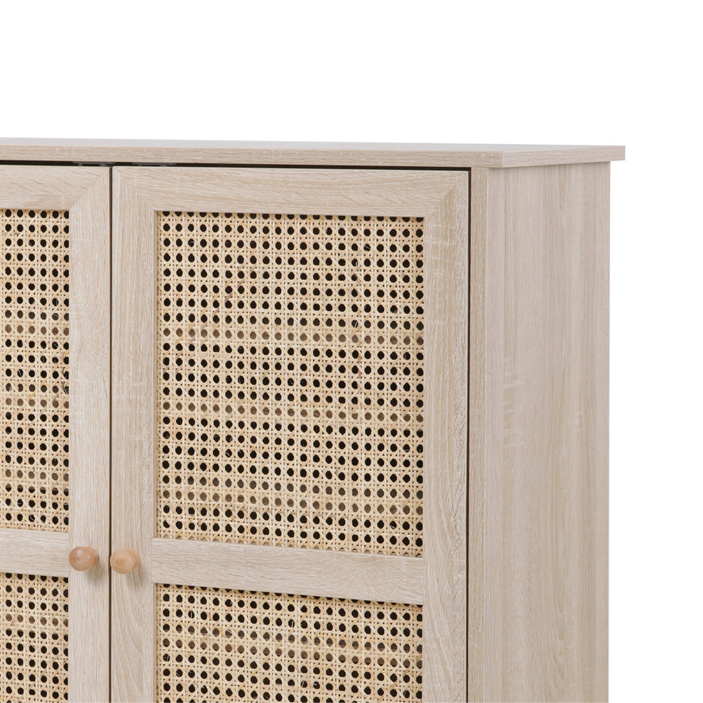 Loft Lyfe Oaklynn Natural Rattan   Tropical   Accent Chests And Cabinets   by Inspired Home  Houzz