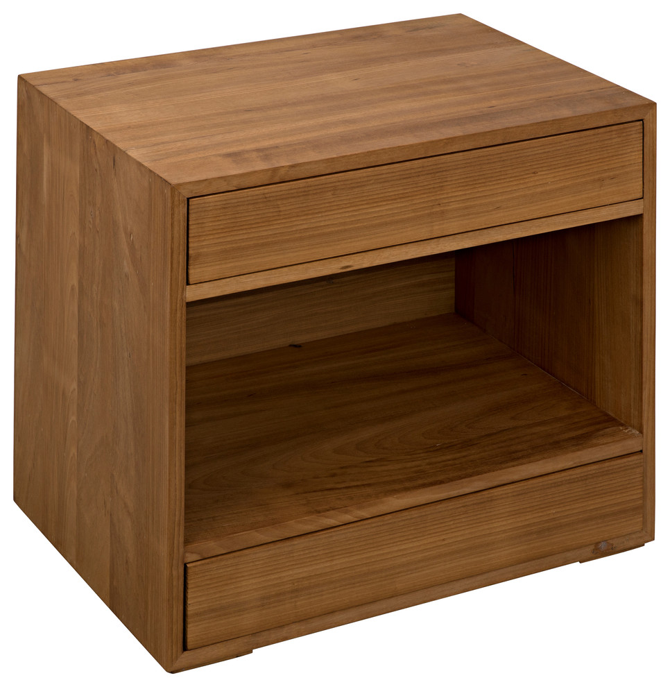 SL05 Side Table  Gold Teak   Transitional   Side Tables And End Tables   by HedgeApple  Houzz