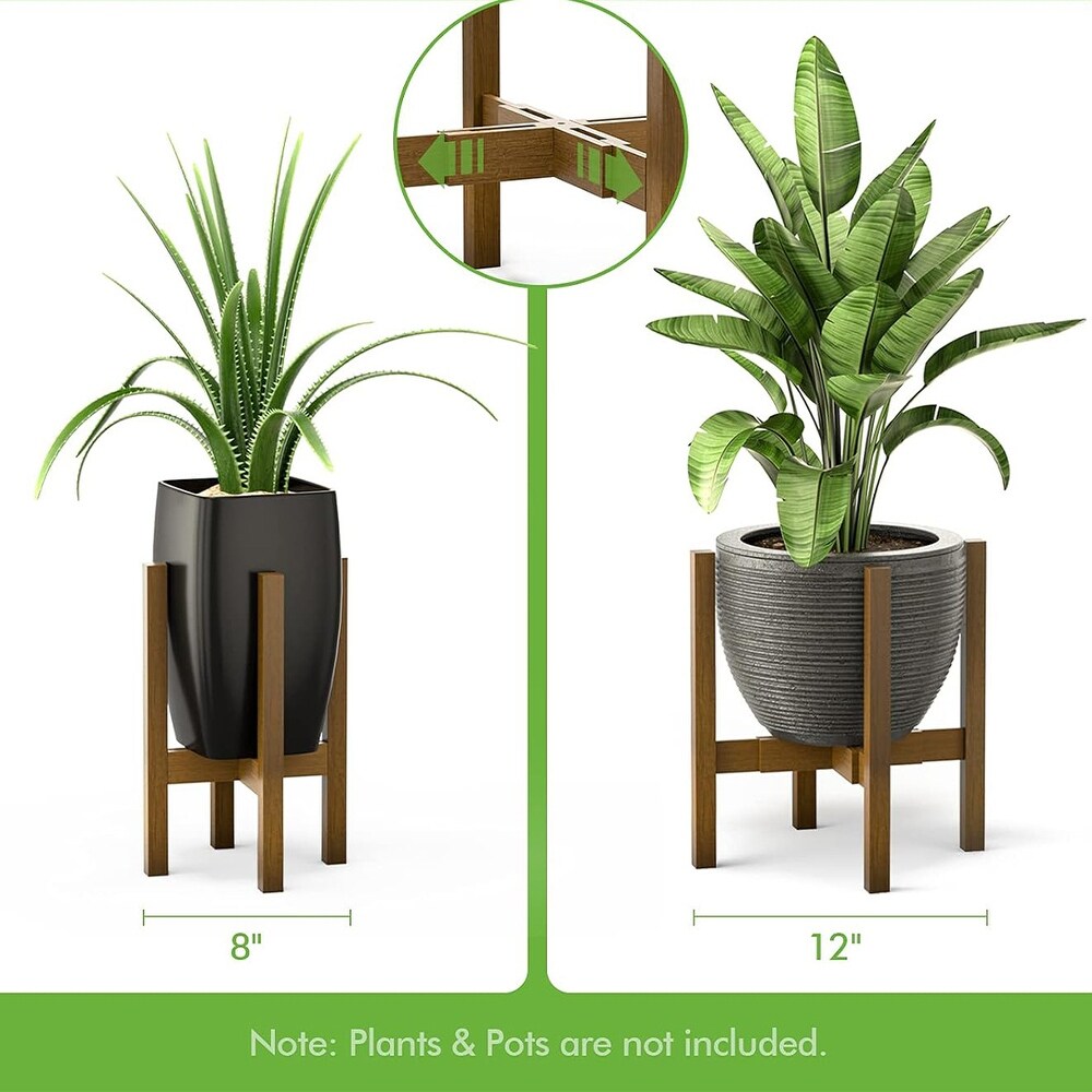 Adjustable Indoor Plant Holder Rack (1 Pack  Plant Stand Only)