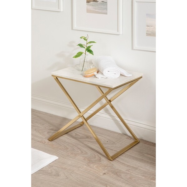 Kate and Laurel Laraway Folding Side Table