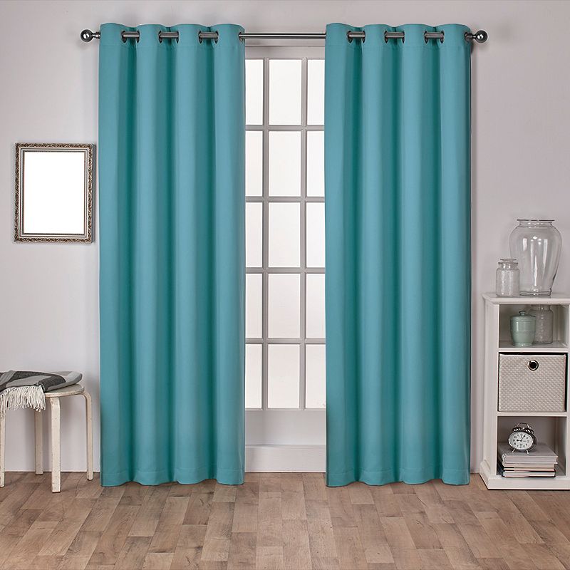 Exclusive Home 2-pack Sateen Twill Woven Blackout Window Curtains