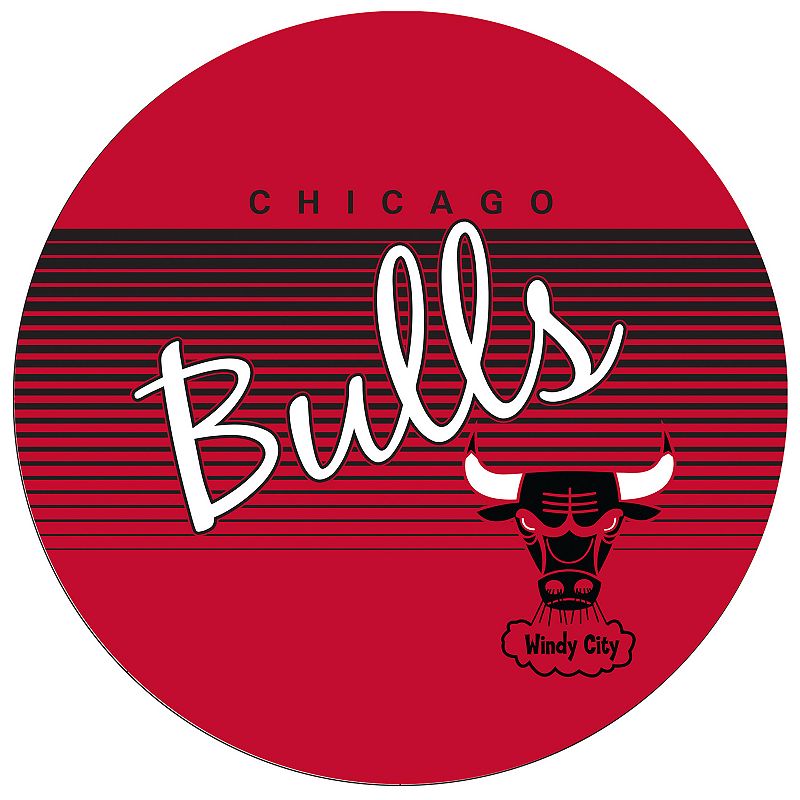 Chicago Bulls Hardwood Classics Chrome Pub Table