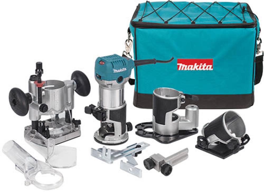 Makita 1-1/4 HP Compact Router Kit RT0701CX3 from Makita