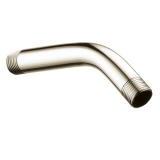 Delta 5.75 in. Angled Shower Arm in Lumicoat Polished Nickel RP6023PNPR