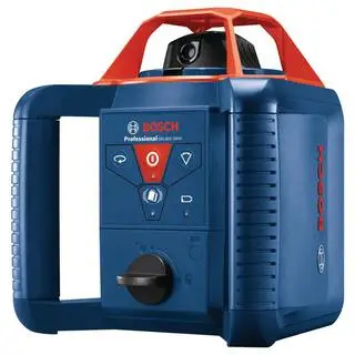 Bosch 800 ft. Rotary Laser Level Complete Kit Self Leveling with Hard Carrying Case GRL 800-20 HVK