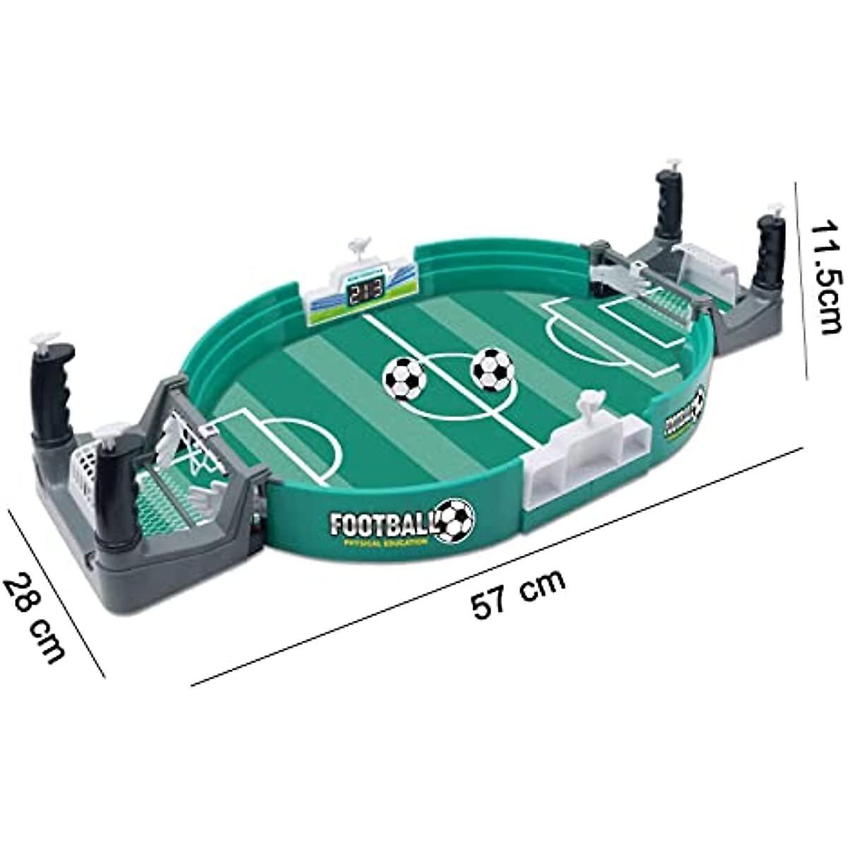 Football Table Interactive Game， Mini Table Soccer Game， Desktop Interactive Soccer Game Toy， 2-player Desktop Football Battle Table For Kids Adults(l