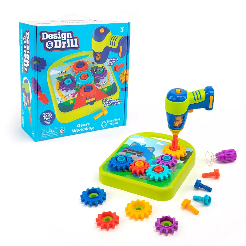 Educational Insights Design and Drill Gears Workshop Activity Set