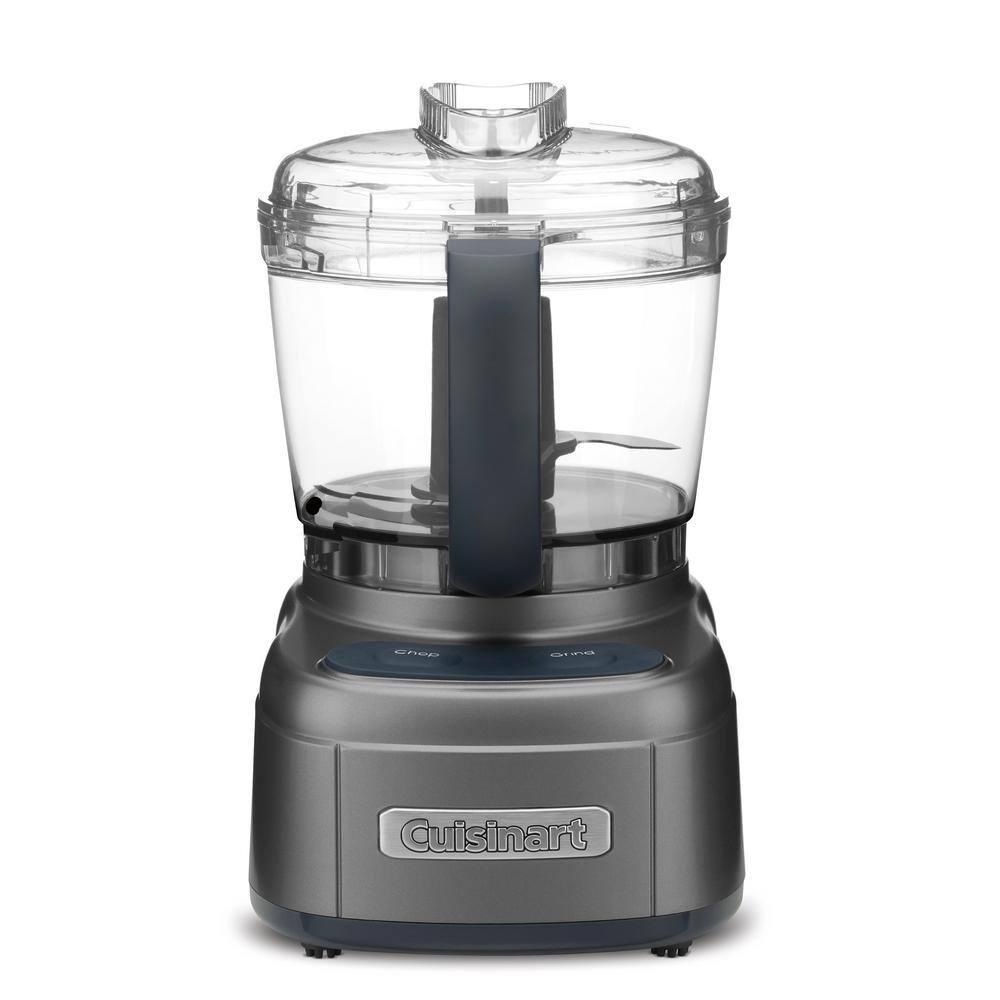 Cuisinart Elemental 4-Cup Gun Metal Food Processor ECH-4GM