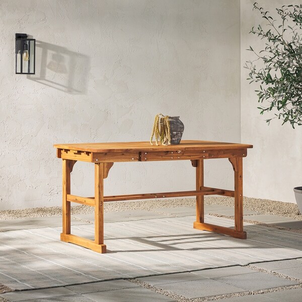 Middlebrook Surfside Acacia Wood Outdoor Extension Dining Table