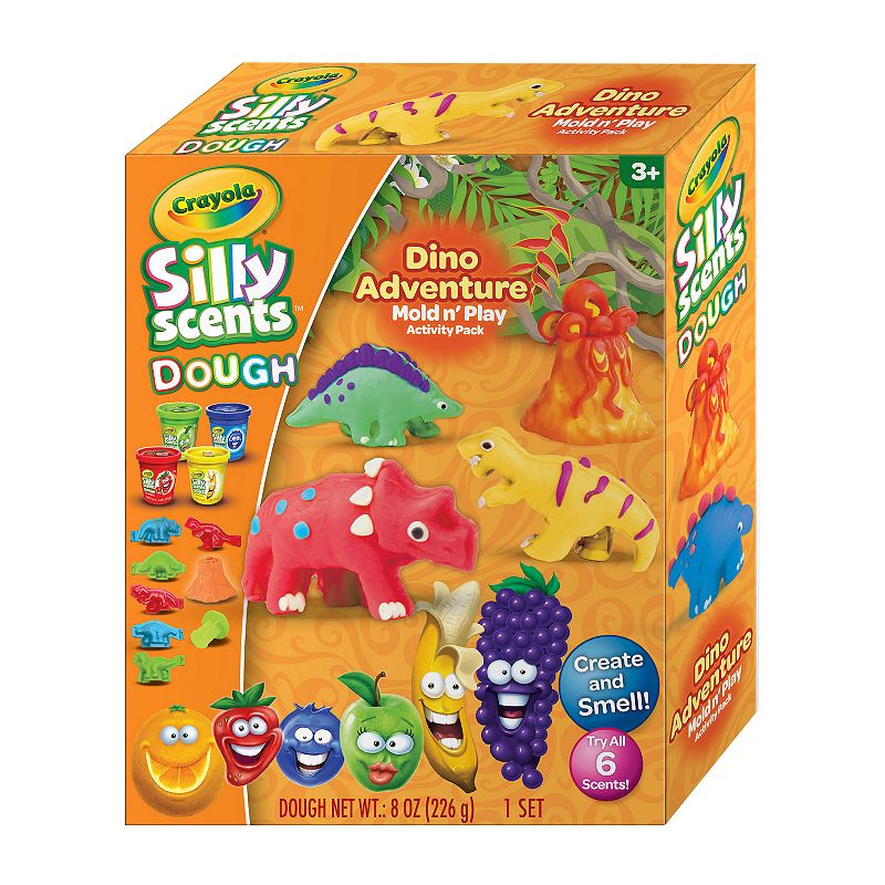 Crayola Silly Scents Dinosaur Adventure Mold N' Play Activity Pack