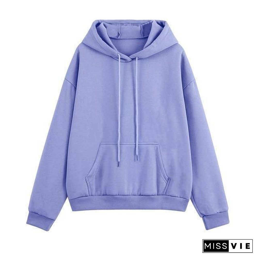 Fleece Tracksuits Women Two Pieces Set Hooded Oversized Sweatshirt Pants Solid Color Hoodie Suits Autumn Winter Casual Outfits