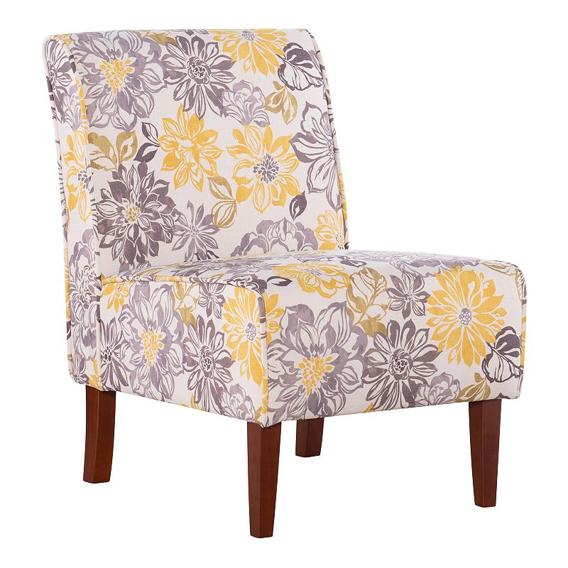 Linon Armeless Accent Chair