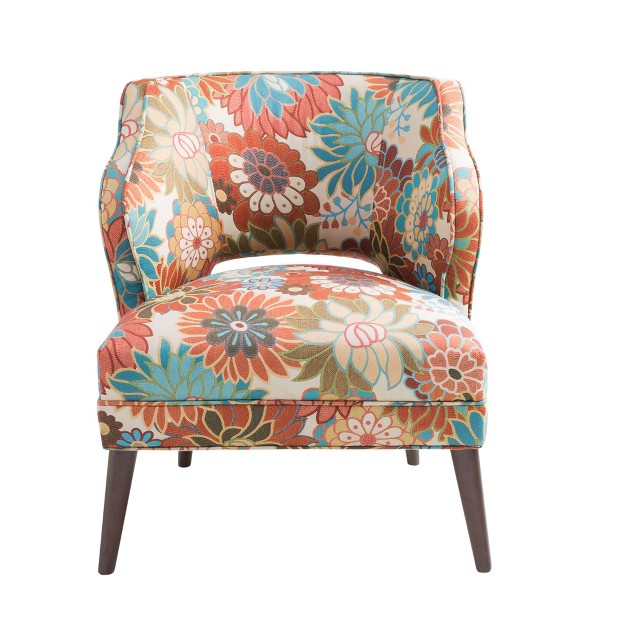 Maren Open Back Accent Chair Peach