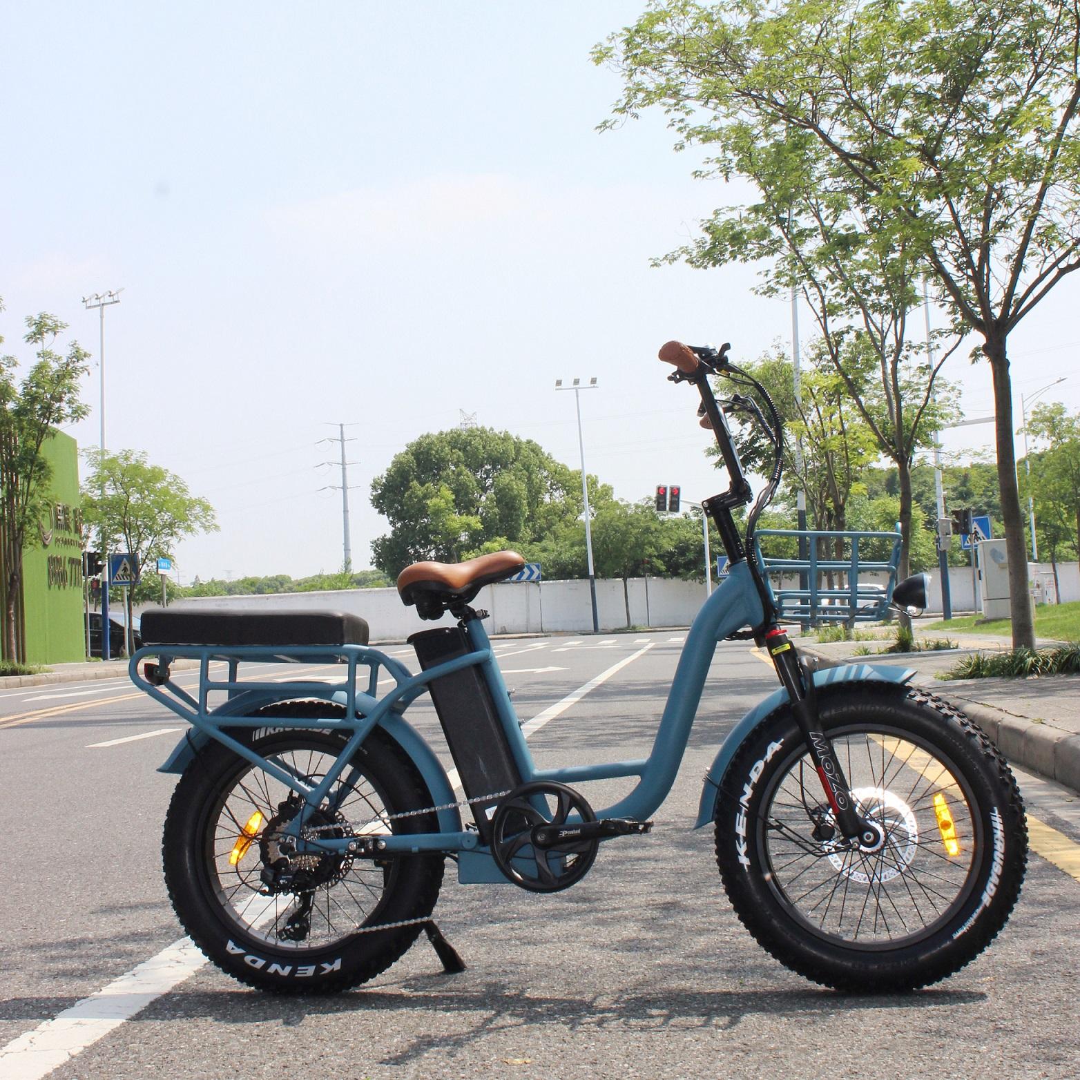 OEM custom fat tire electric bike bicycle cargo e cycle for sale