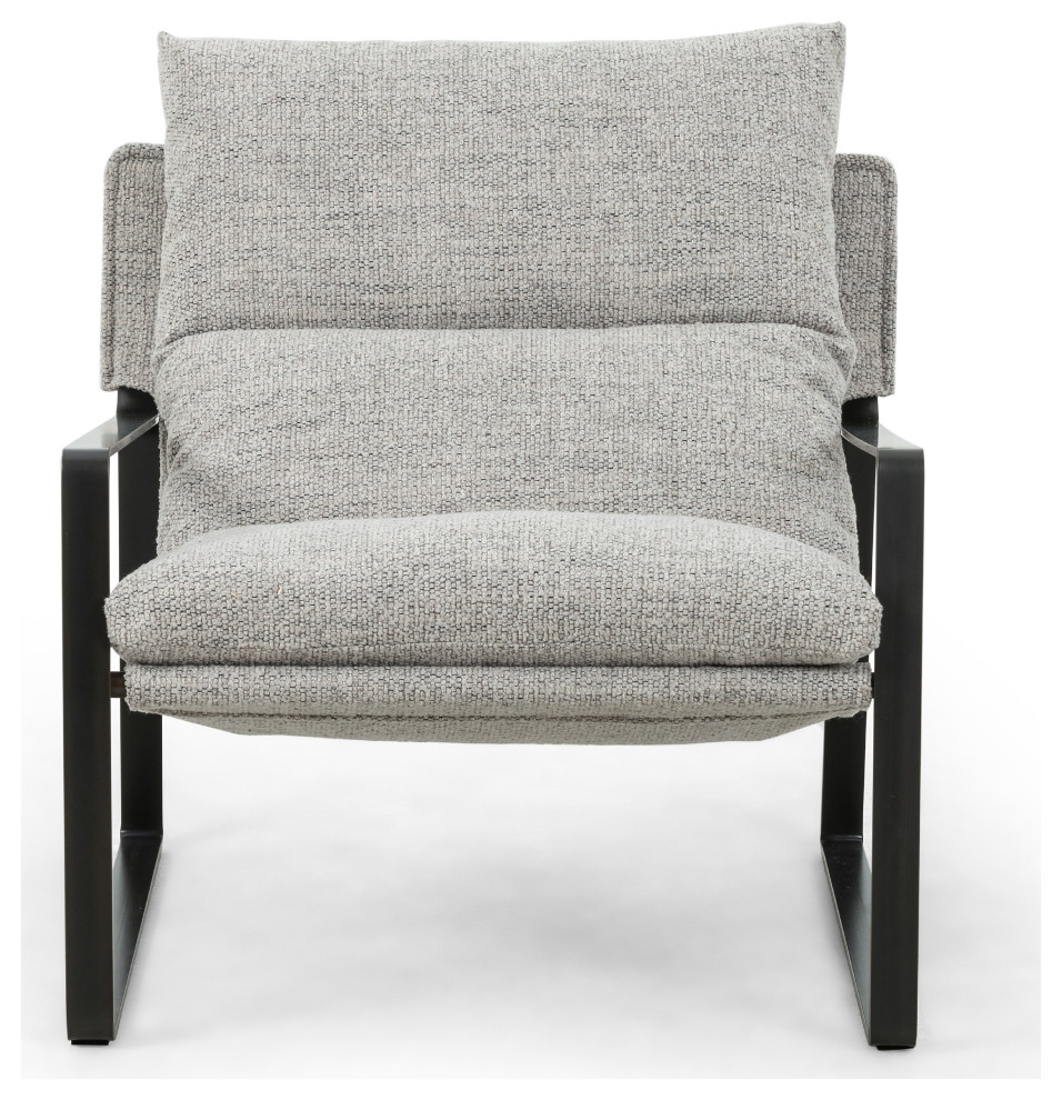 Emmett Sling Chair  Merino Porcelain   Transitional   Armchairs And Accent Chairs   by Four Hands  Houzz