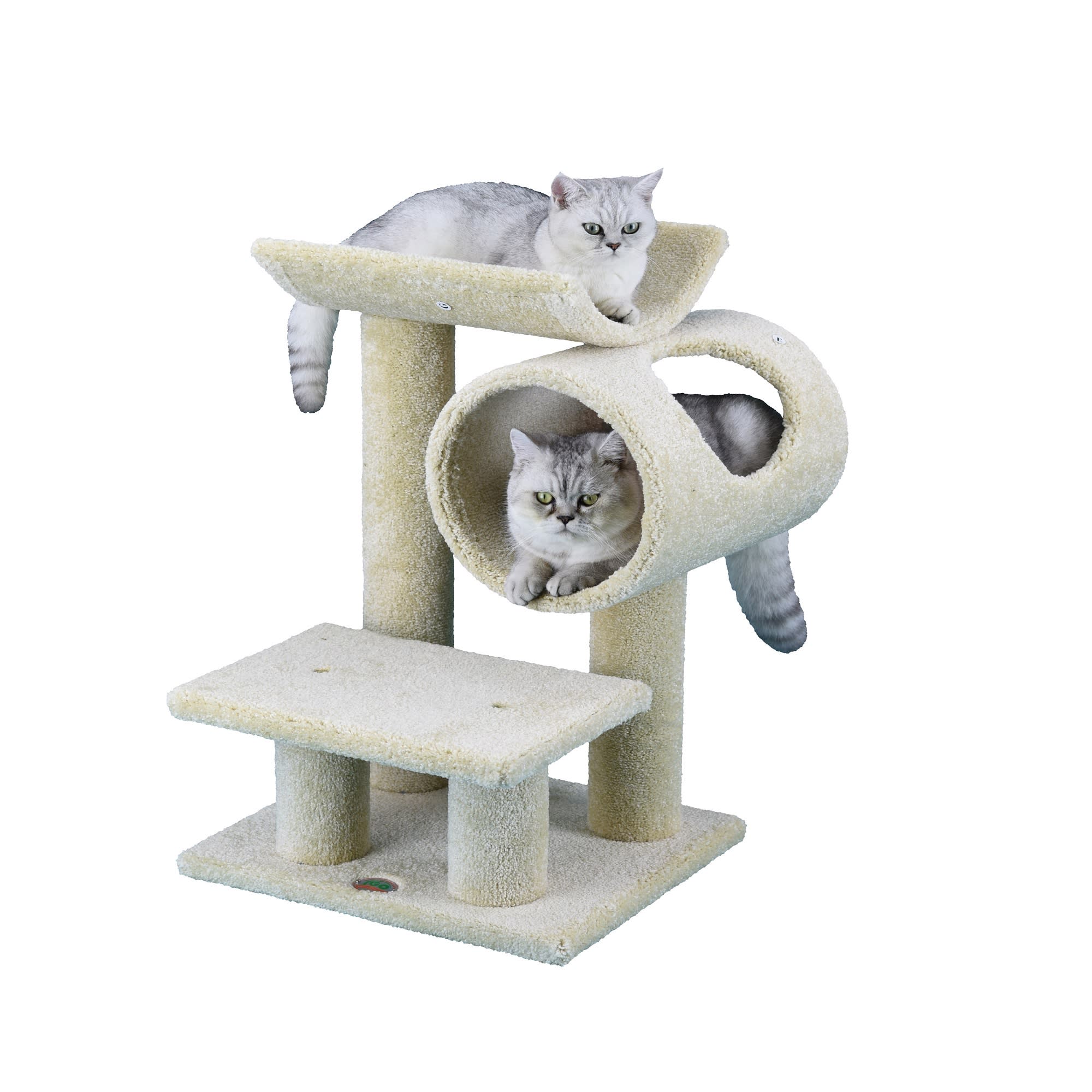 Go Pet Club Premium Carpeted Cat Tree Scratcher Step LP-839， 30