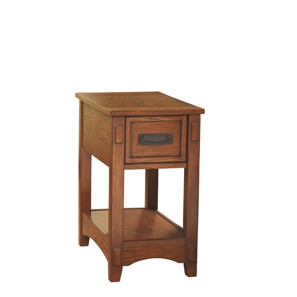 Signature Design by Ashley Breegin Brown Finish Wood Chairside End Table