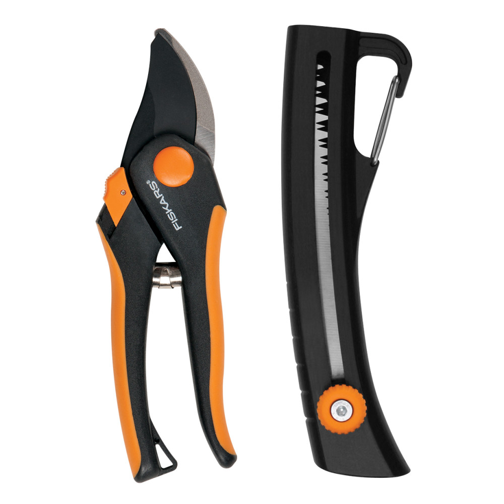 Fiskars Saw Steel Blade and Pruner Set 2pc ;