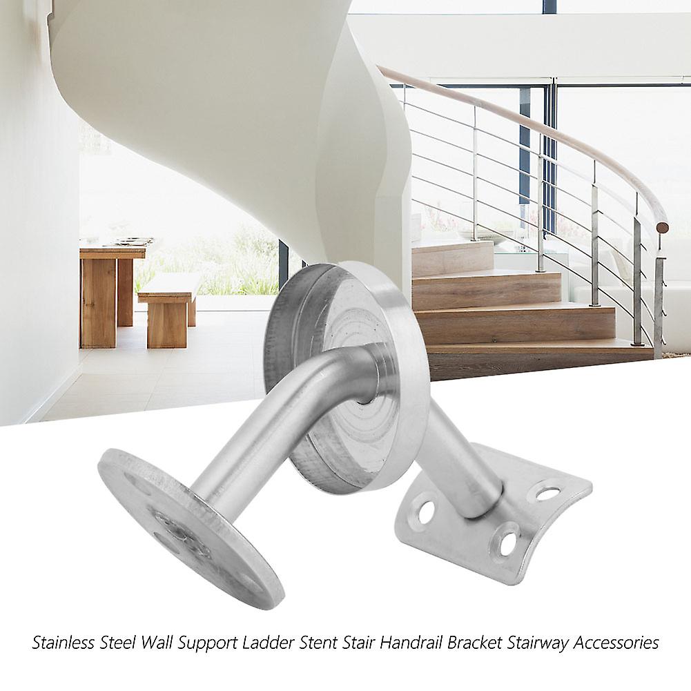 Stainless Steel Wall Support Ladder Stent Stair Handrail Bracket Stairway Accessories