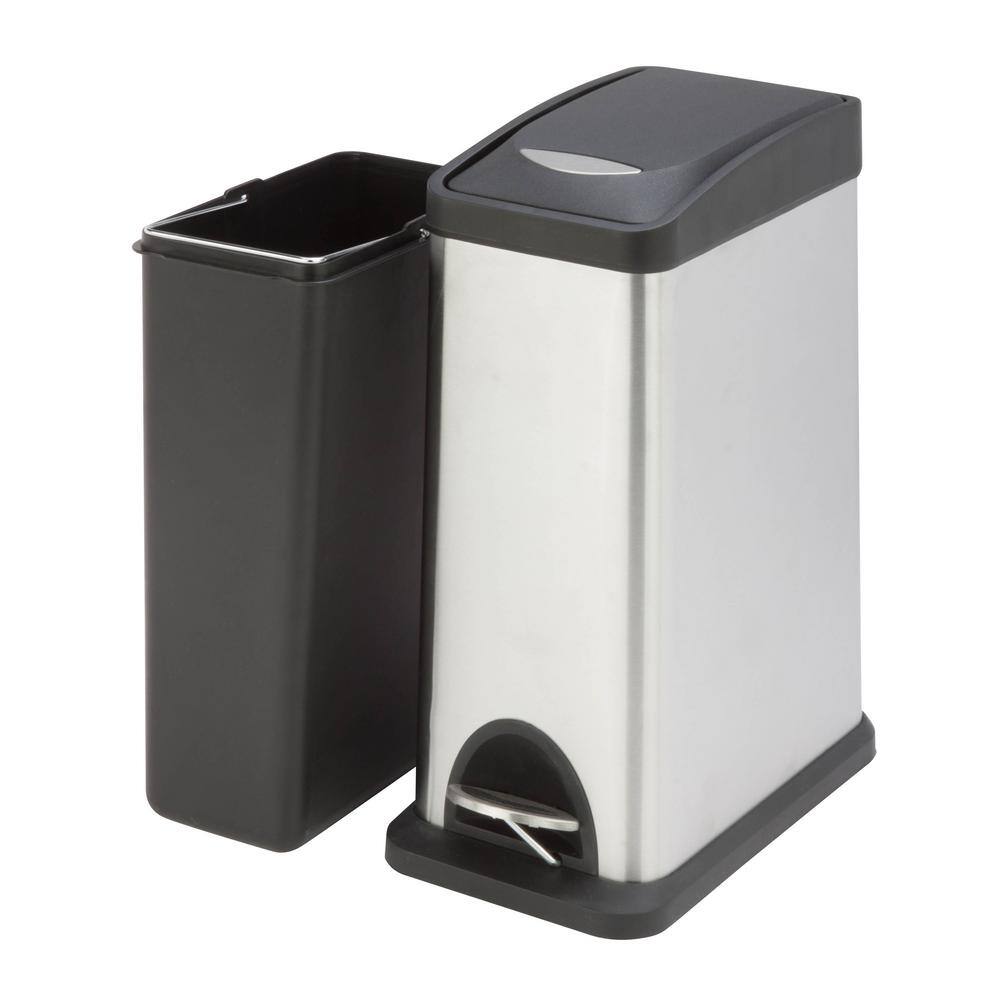 Honey-Can-Do 2.1 Gal. Rectangular Step Trash Can TRS-06309