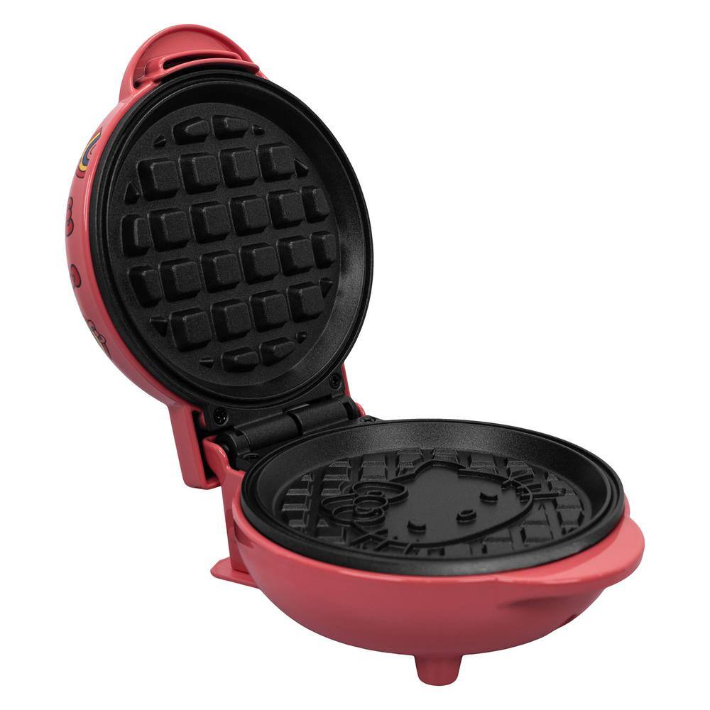 Uncanny Brands Pink Hello Kitty Mini American Waffle Maker WM3-KIT-HK1