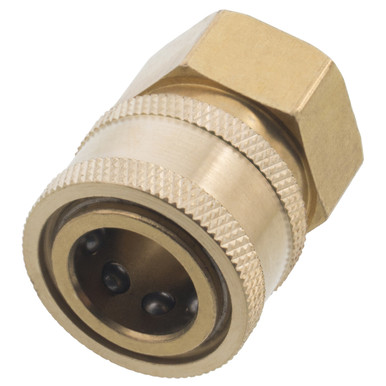 Erie Tools 3/8 FPT Female Brass Socket Quick Connect Coupler