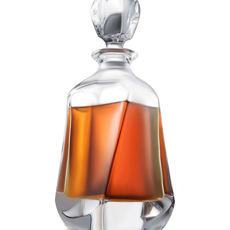 JoyJolt Crystal Modern 25.3-oz. Whiskey Decanter