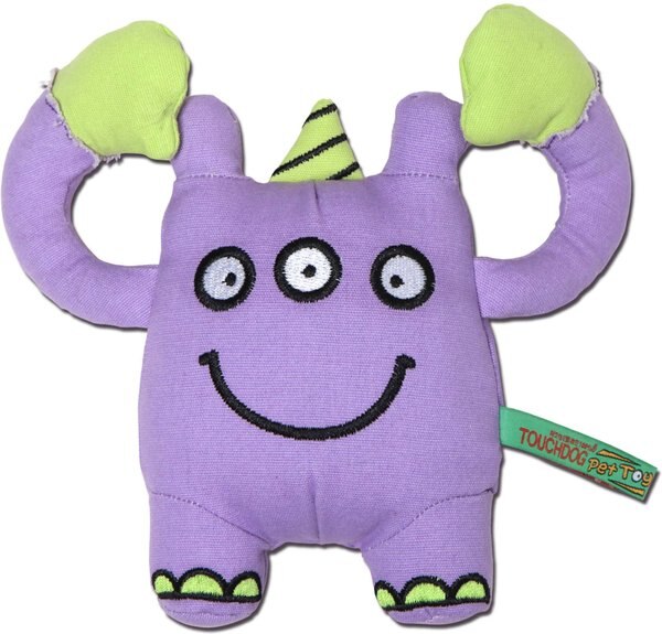 Touchdog Cartoon Three-eyed Monster Plush Dog Toy