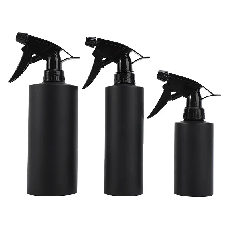 Refillable Portable Sprayer Water Container Black Trigger Sprayer W/Mist and Stream Settings