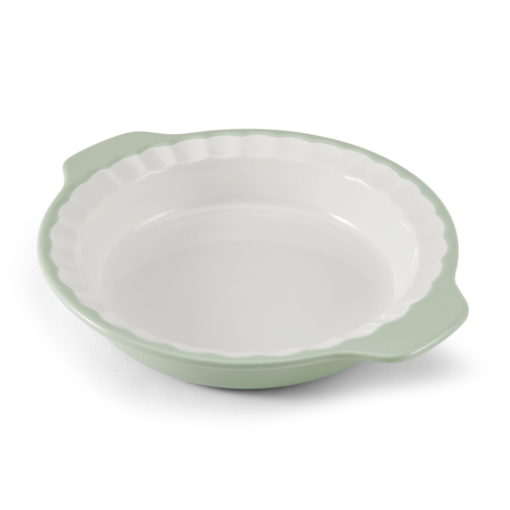 KitchenAid Vitrified Stoneware 9 in Pie Plate  Pistachio