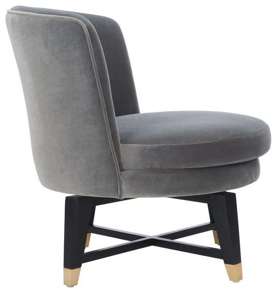 Marte Swivel Accent Chair   Contemporary   Armchairs And Accent Chairs   by Rustic Home Furniture Deco  Houzz