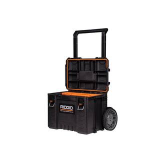 RIDGID 2.0 Pro 22 in. Gear System Rolling Tool Box and Tool Box and Tool Case 254065-254067-254069