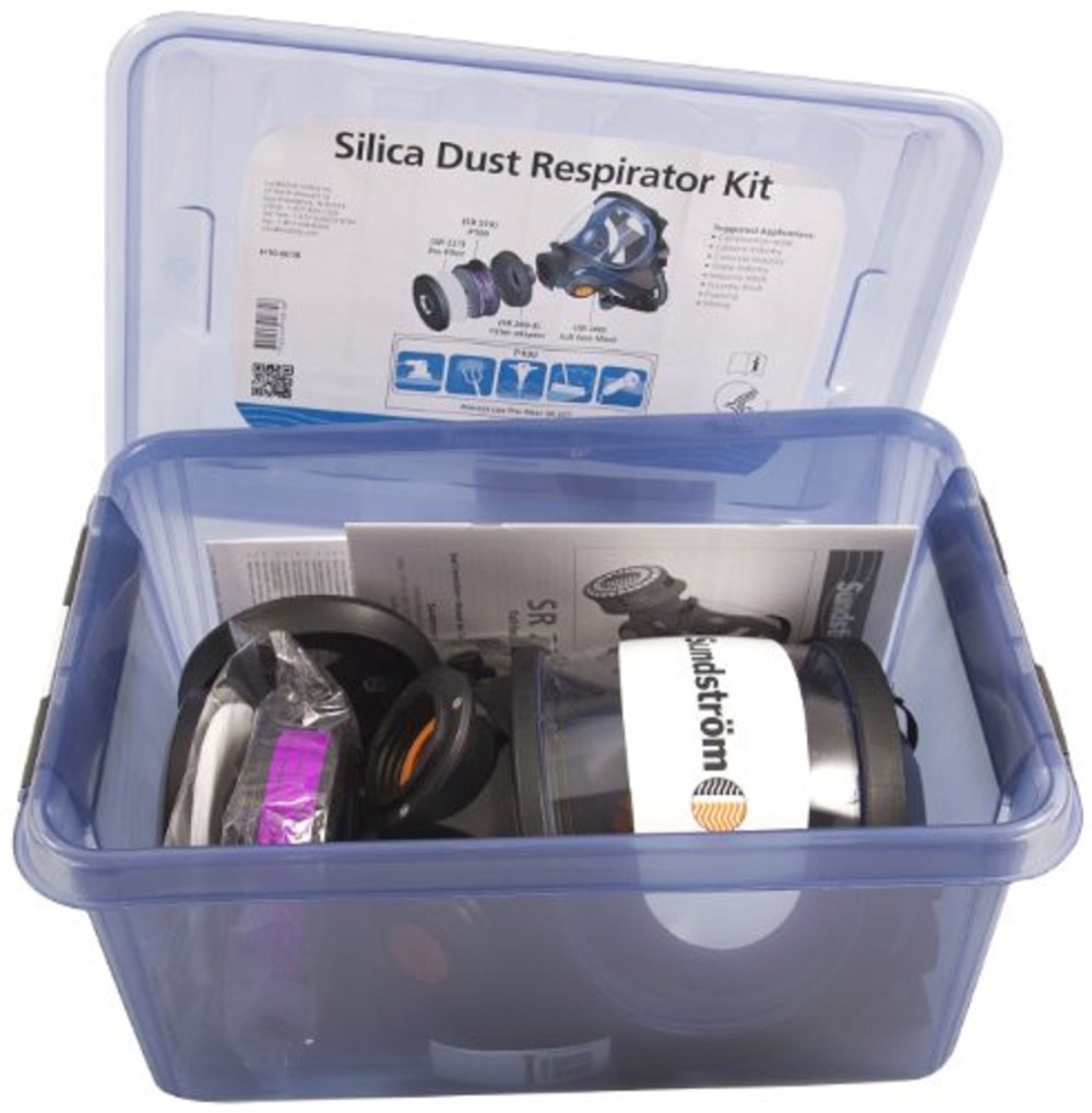 Half Mask Air Purifying Respiration Silica Dust Kit ; M/L