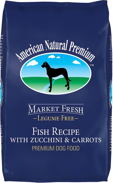 American Natural Premium Market Fresh Fish Recipe With Zucchini and Carrots  Dry Dog Food