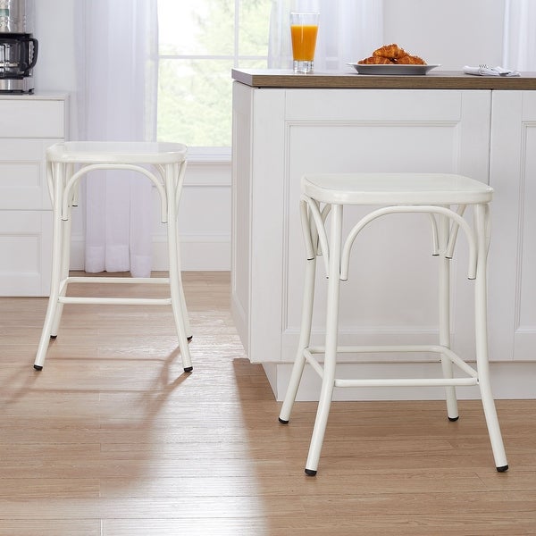 Matilda Backless Counter Stool， Multiple Colors