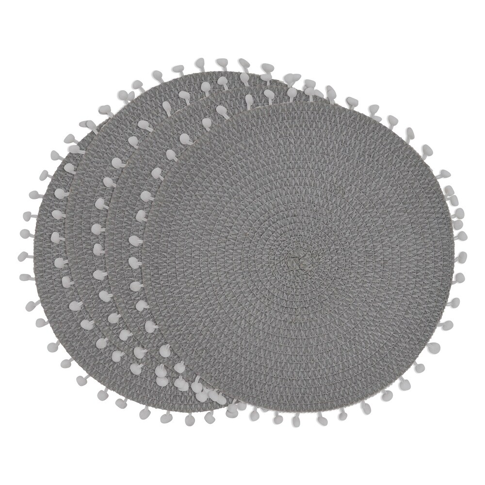 Pom Pom Design Placemats (Set of 4)