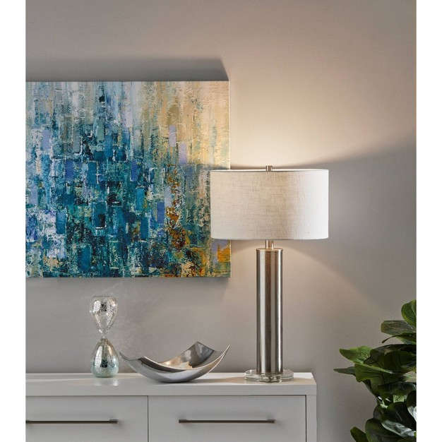 Ezra Table Lamp Silver Adesso