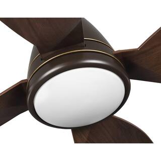 Progress Lighting Holland 60 in. Integrated LED Oil Rubbed Bronze Ceiling Fan with Light P250032-108-30