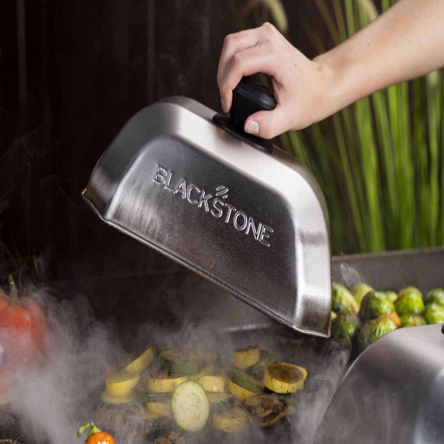 Blackstone Stainless Steel Griddle Basting Cover 10 in. L X 10 in. W 2 pk