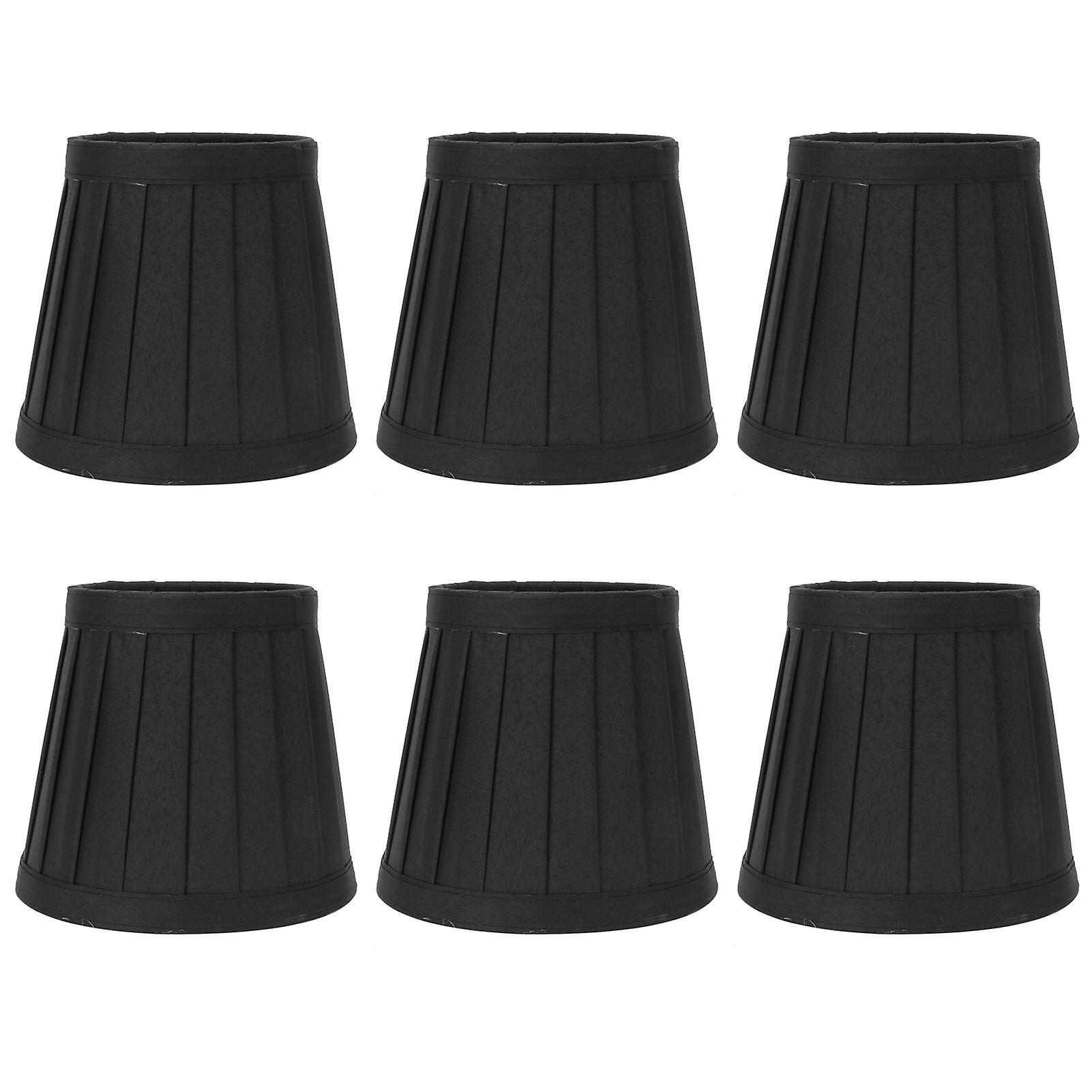 6pcs Modern Cloth Lampshade Chandelier Lamp Shades For E14 Wall Lamp Room Decor