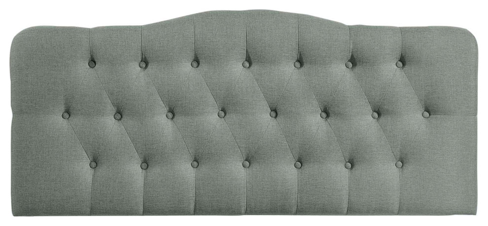 Annabel Full Tufted Upholstered Fabric Headboard   Transitional   Headboards   by Modway  Houzz