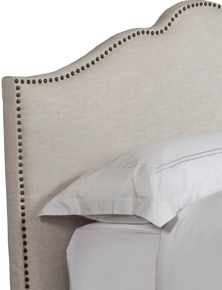 Aster Natural Queen Upholstered Bed