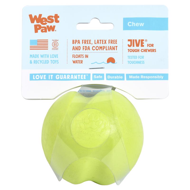 JIVE DOG CHEW BALL GRN