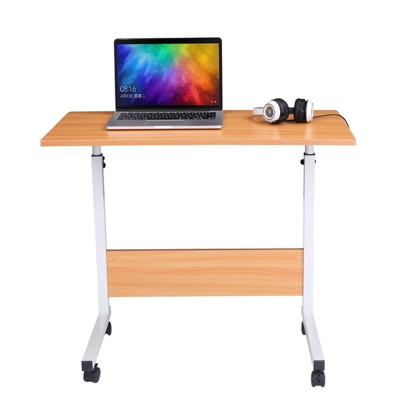 Large-Size Portable Multi-Purpose Computer Desk Side Table Baffler