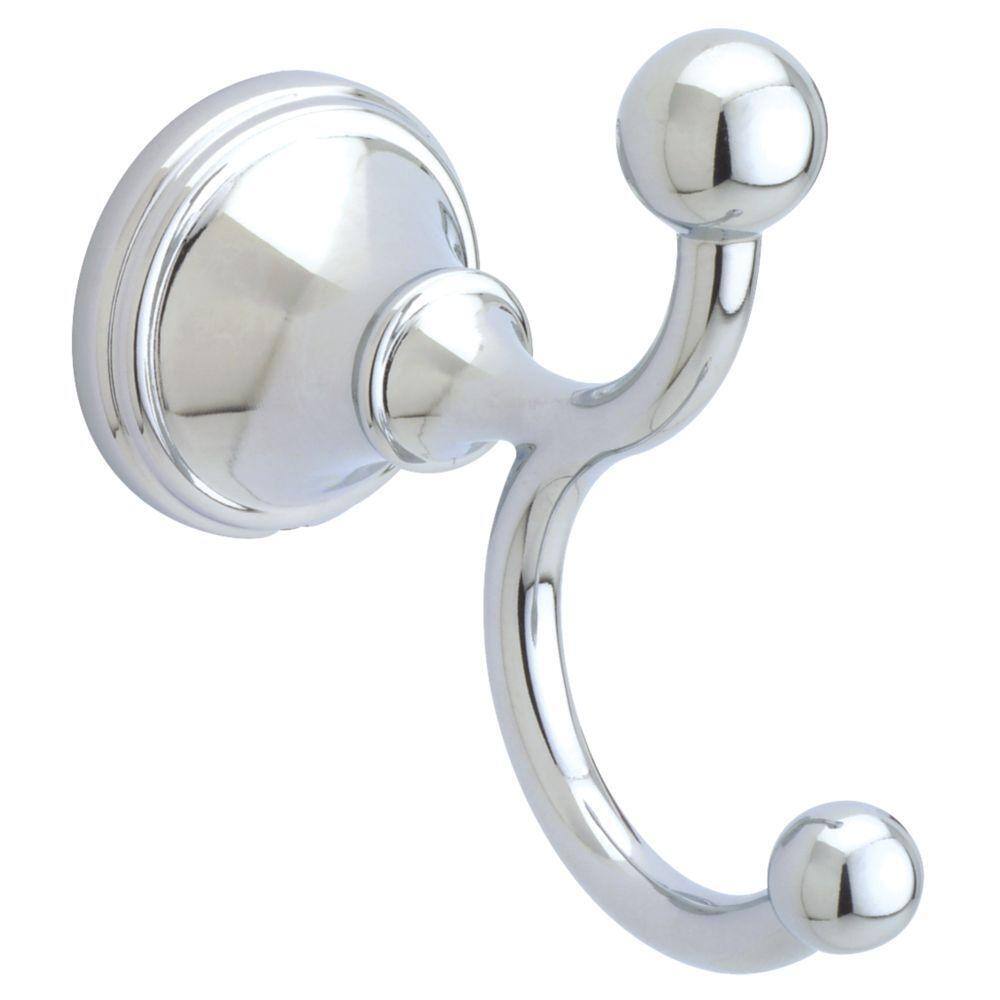 Delta Crestfield Double Towel Hook in Chrome 125861