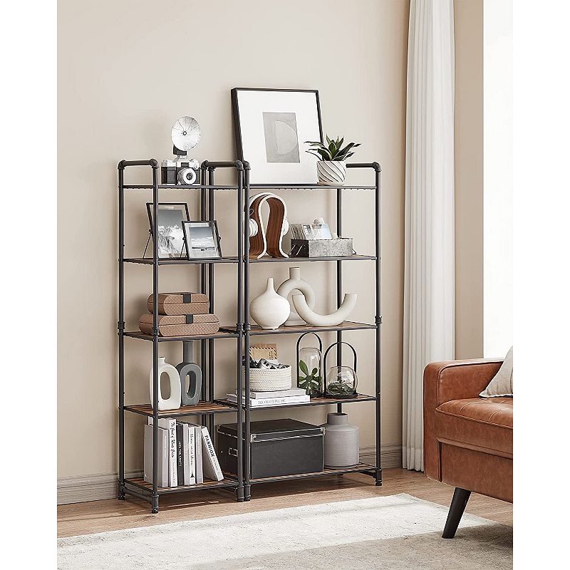 Bathroom Shelves， 5-Tier Storage Rack， Plant Flower Stand，  for Living Room， Balcony， Kitchen