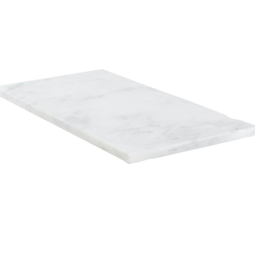 Jeffrey Court Carrara White 6 in. x 12 in. Honed Marble Wall and Floor Tile (10 sq. ft.Case) 98993