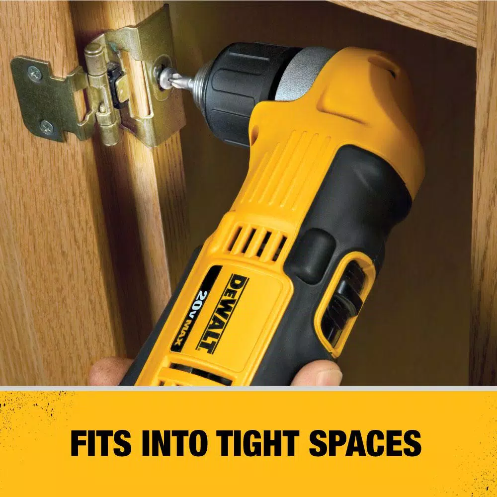 DEWALT 20-Volt MAX Cordless 3/8 in. Right Angle Drill/Driver (Tool-Only) and#8211; XDC Depot