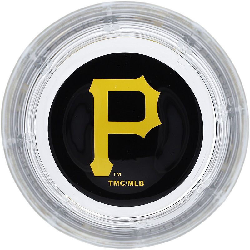 Pittsburgh Pirates 10oz. Team Bottoms Up Squared Rocks Glass