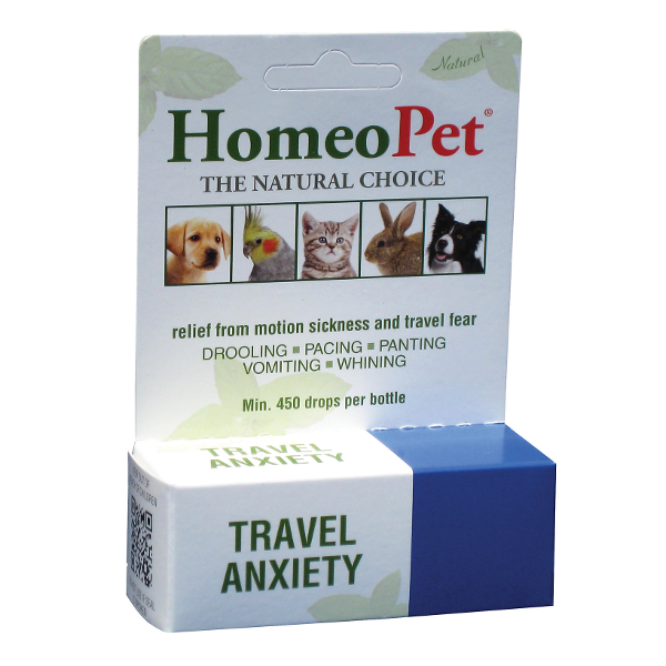 HomeoPet Anxiety Travel for Dog， Cat， Small Animal and Birds